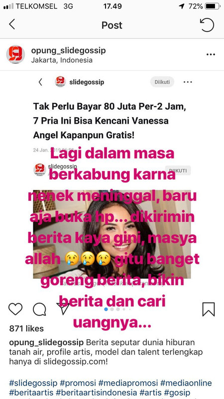 Unggahan Bibi Ardiansyah