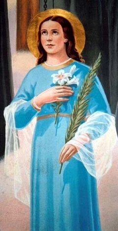 Pregare per ottenere le virtù di Santa Maria Goretti dans Madre Teresa di Calcutta Santa-Maria-Goretti