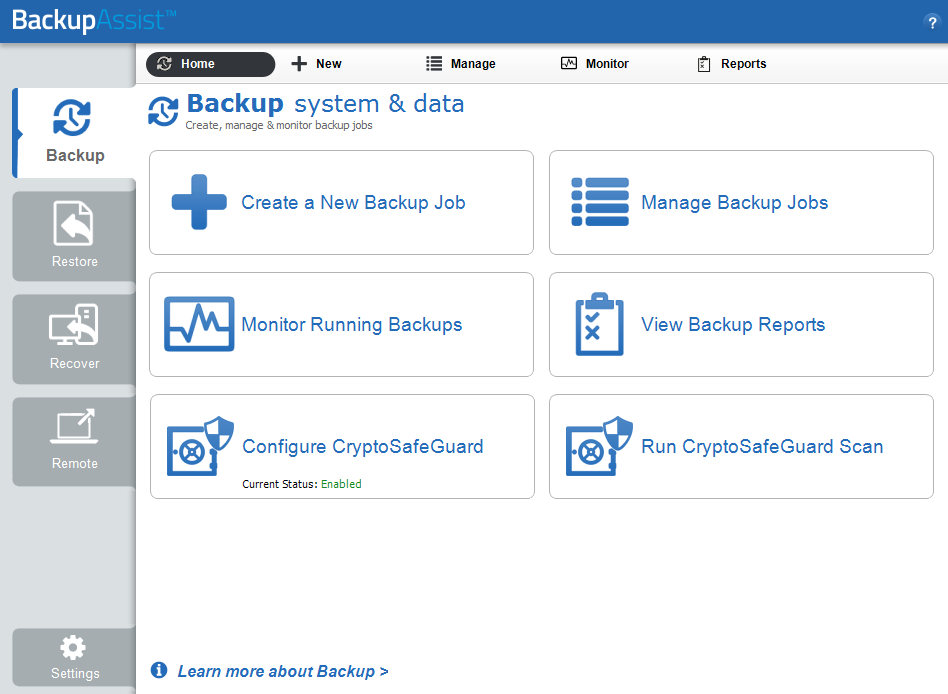 BackupAssist Classic 12.0.0 Copia de seguridad integral 2