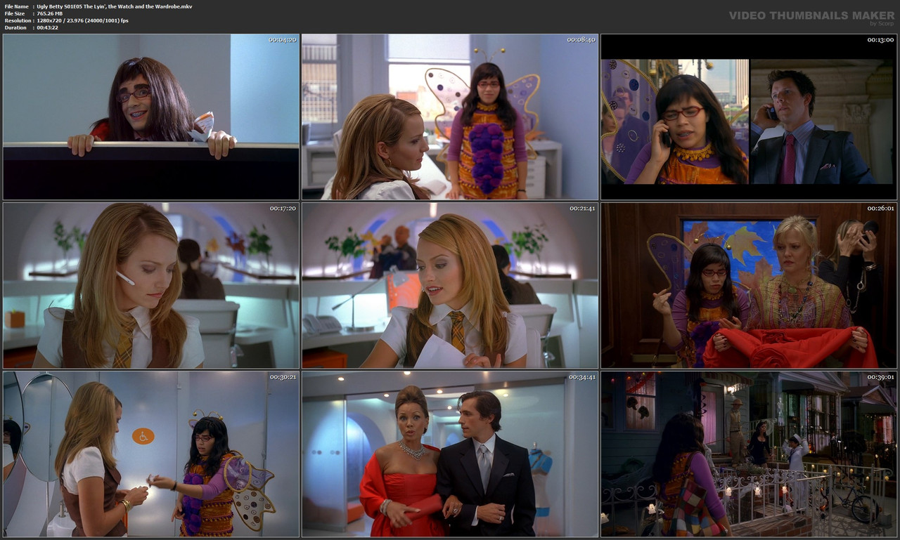 Ugly Betty S01E05 The Lyin', the Watch and the Wardrobe.mkv