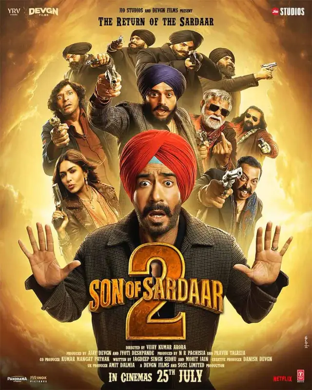 Son of Sardaar 2 (2025) Hindi HQ Pre-HD H264 AAC 1080p 720p 480p Download