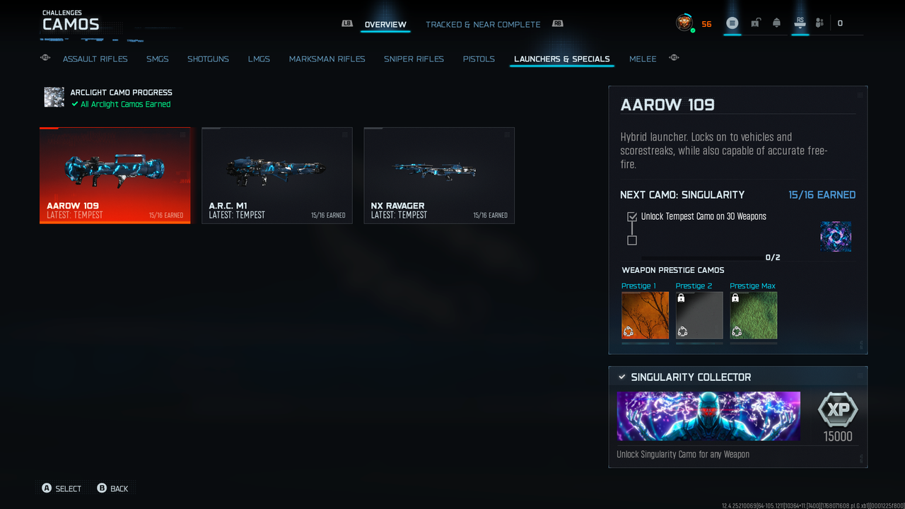 9 Singularity Launchers Specials
