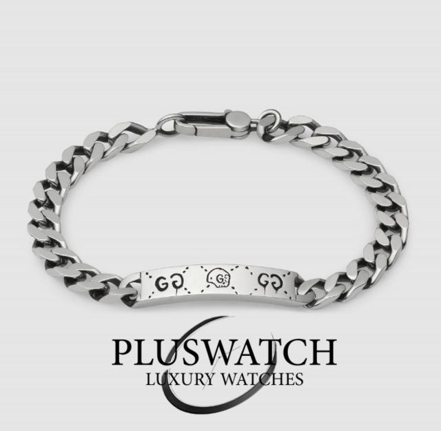 gucci ghost silver bracelet
