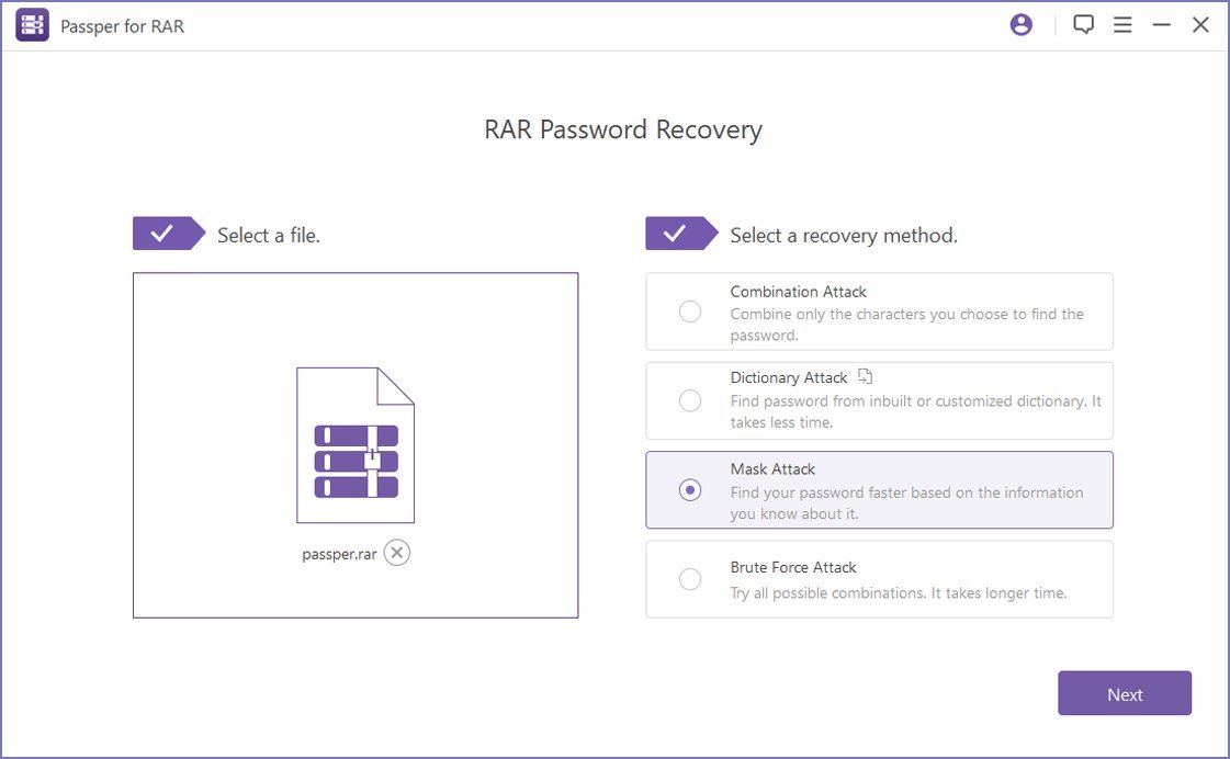Passper for RAR 3.7.0.1 Multilingual Portable