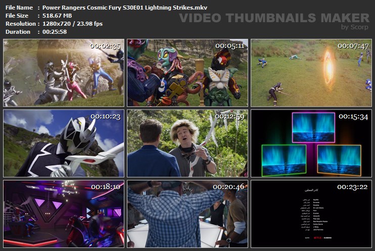 Power Rangers Cosmic Fury S30E01 Lightning Strikes.mkv