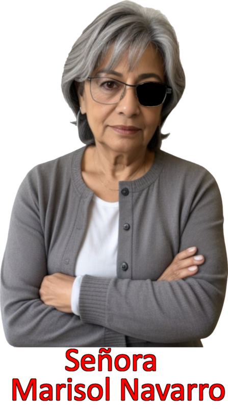Señora Marisol Navarro no background, with name