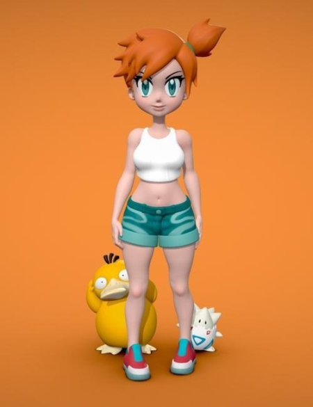 Misty - Psyduck - Togepi – 3D Print