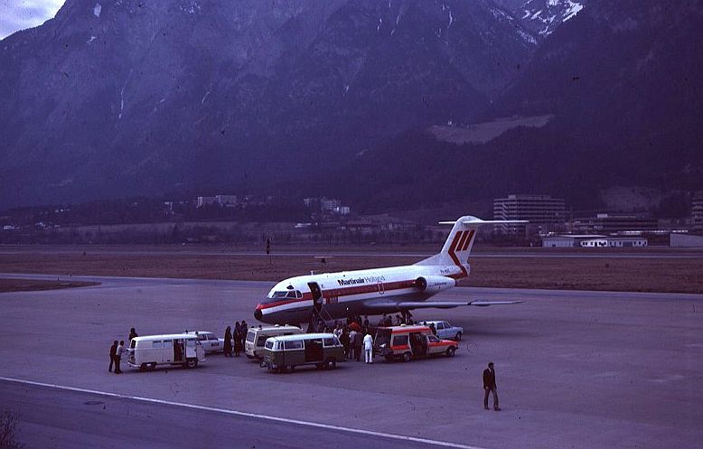 F28 Martinair Ambulanzfluga