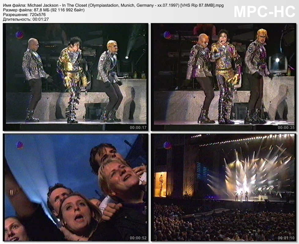 Michael Jackson - In The Closet (Olympiastadion, Munich, Germany