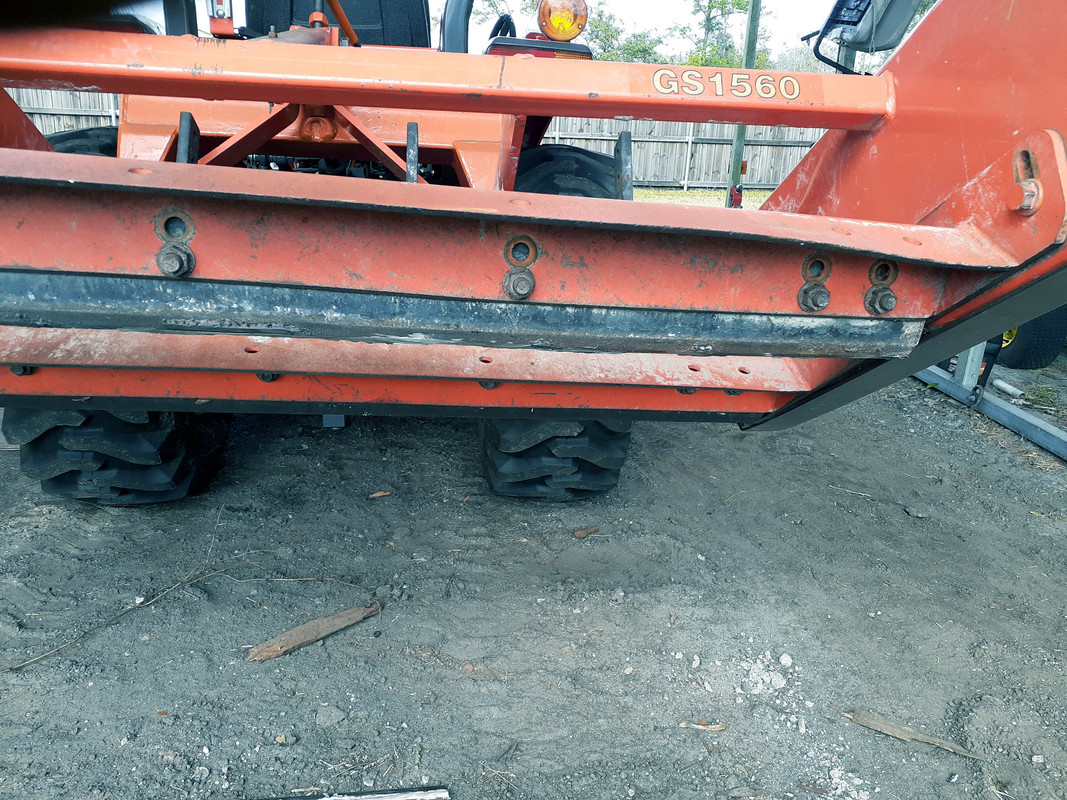 Grading Scraper mod for additional blade life. OrangeTractorTalks