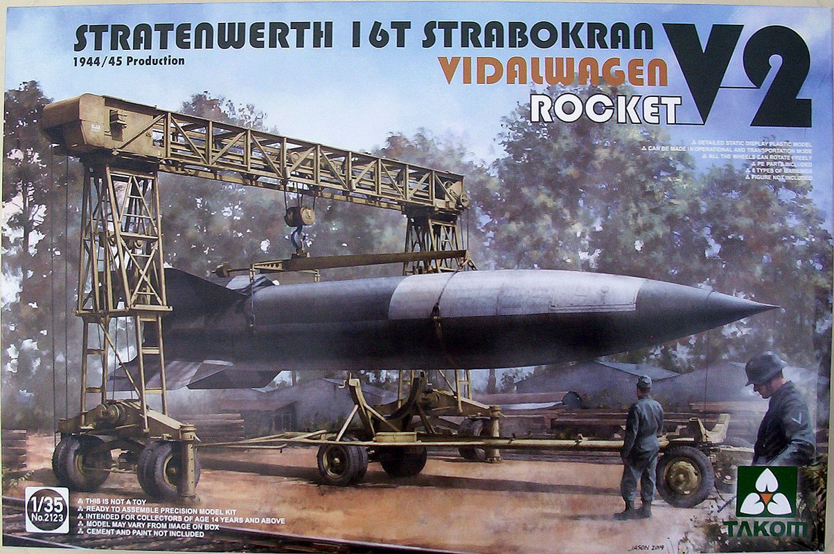 Takom 35 Stratenwerth 16T Strabokran Vidalwagen Rocket V2 1944-45 Production