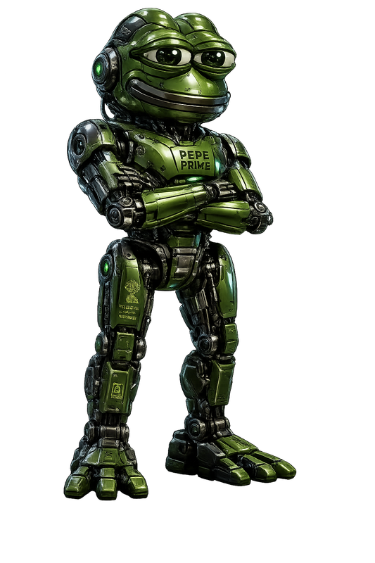 Pepe Prime AI frog head