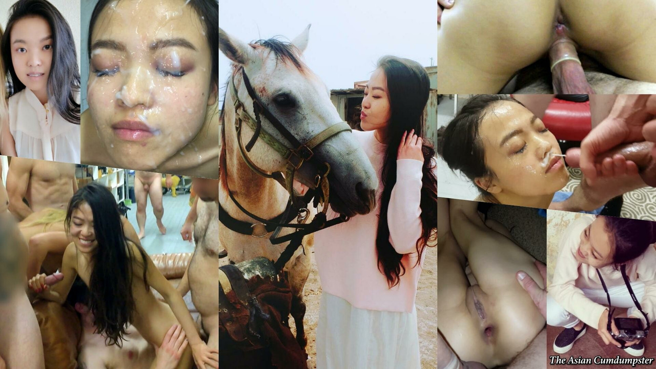 亚洲 Cumdumpster – 肮脏的业余颜射荡妇