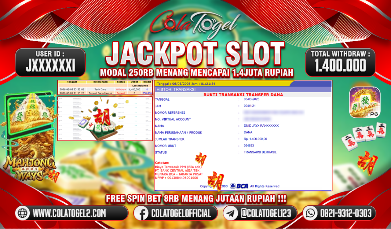 JACKPOT SLOT GACORR!!