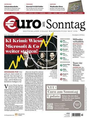 Cover: Euro am Sonntag Finanzmagazin No 47 vom 24  November 2023
