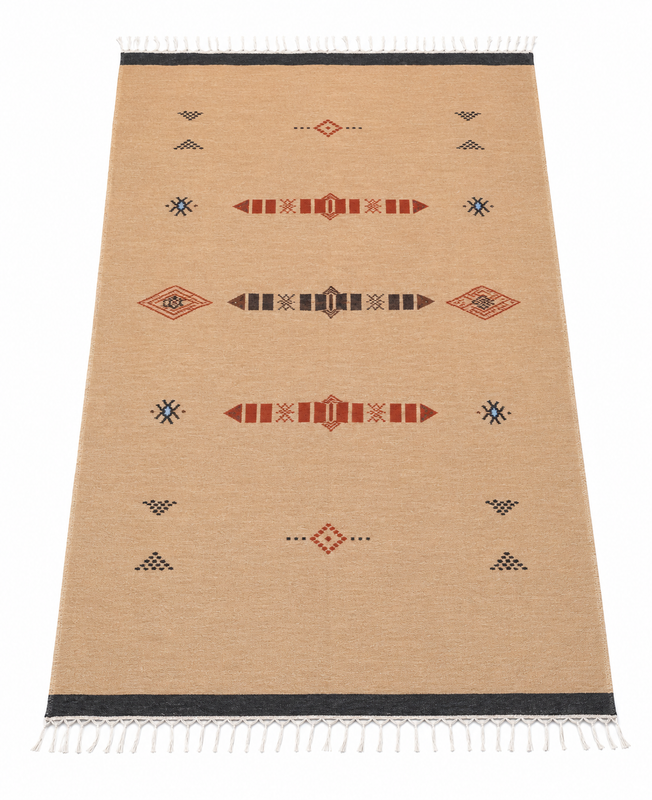 Handmade Moroccan Organic Cotton Blanket – Tinghir Collection