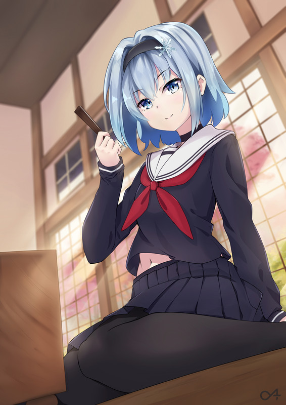 sora-ginko-ryuuou-no-oshigoto-drawn-by-alphaarietis-8f648b745