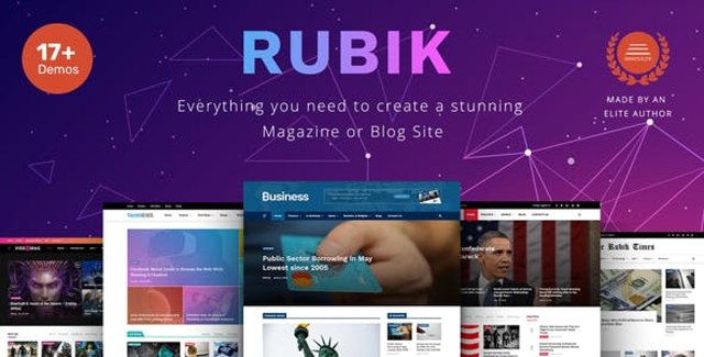 Rubik – A Perfect Theme for Blog Magazine Website WordPress