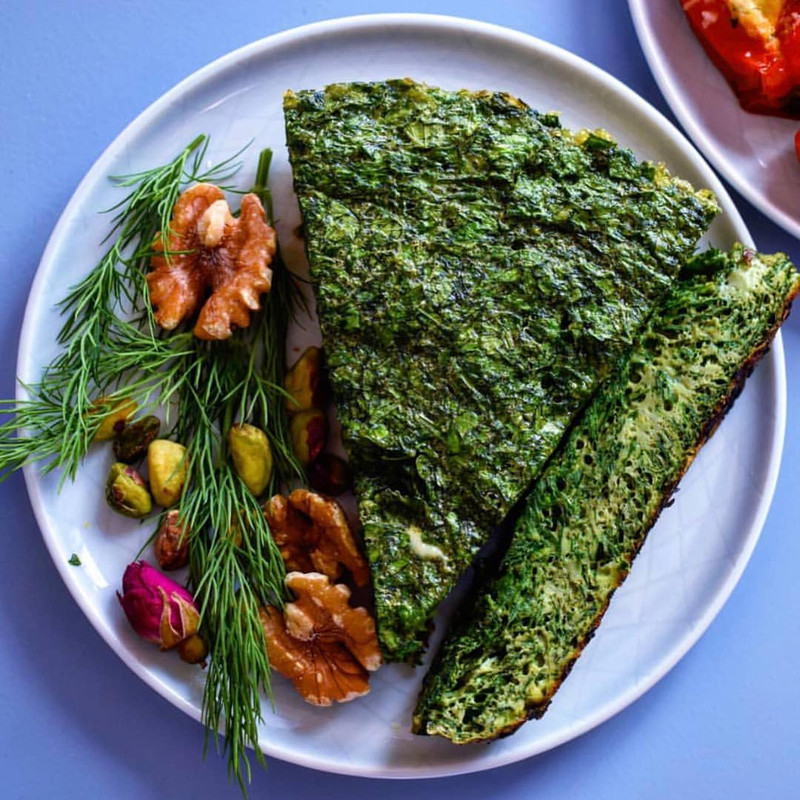 Kuku sabzi dari Iran