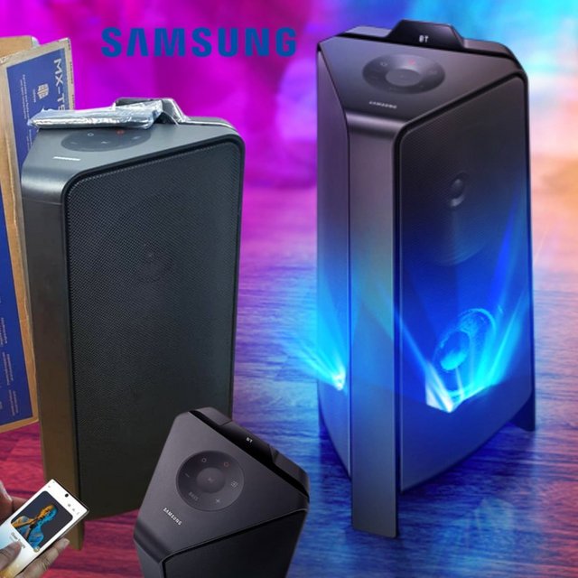 Sound Tower Samsung Mx-T55, Com Potência De 500w E Som Bi-Direcional