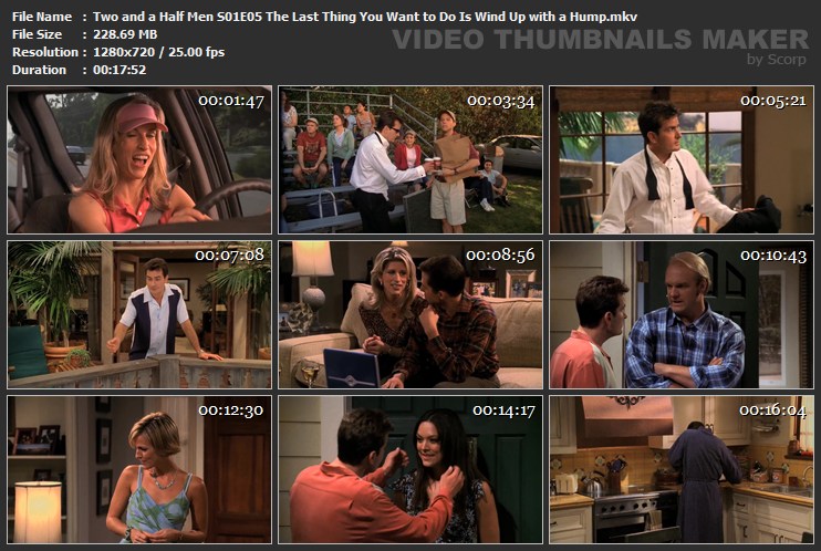 Two and a Half Men S01E05 The Last Thing You Want to Do Is Wind Up with a Hump.mkv