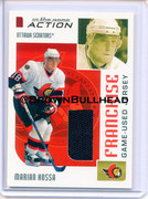 2003-04 ITG Action Jerseys #M-261 [Marian Hossa] [Ottawa Senators] [Franchise] [~100] [swatch=black]