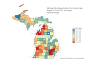202208_Michigan_Realtor_County_Median_Listing_Price_YY