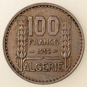 100 francos Argelia 1952 PAS4953