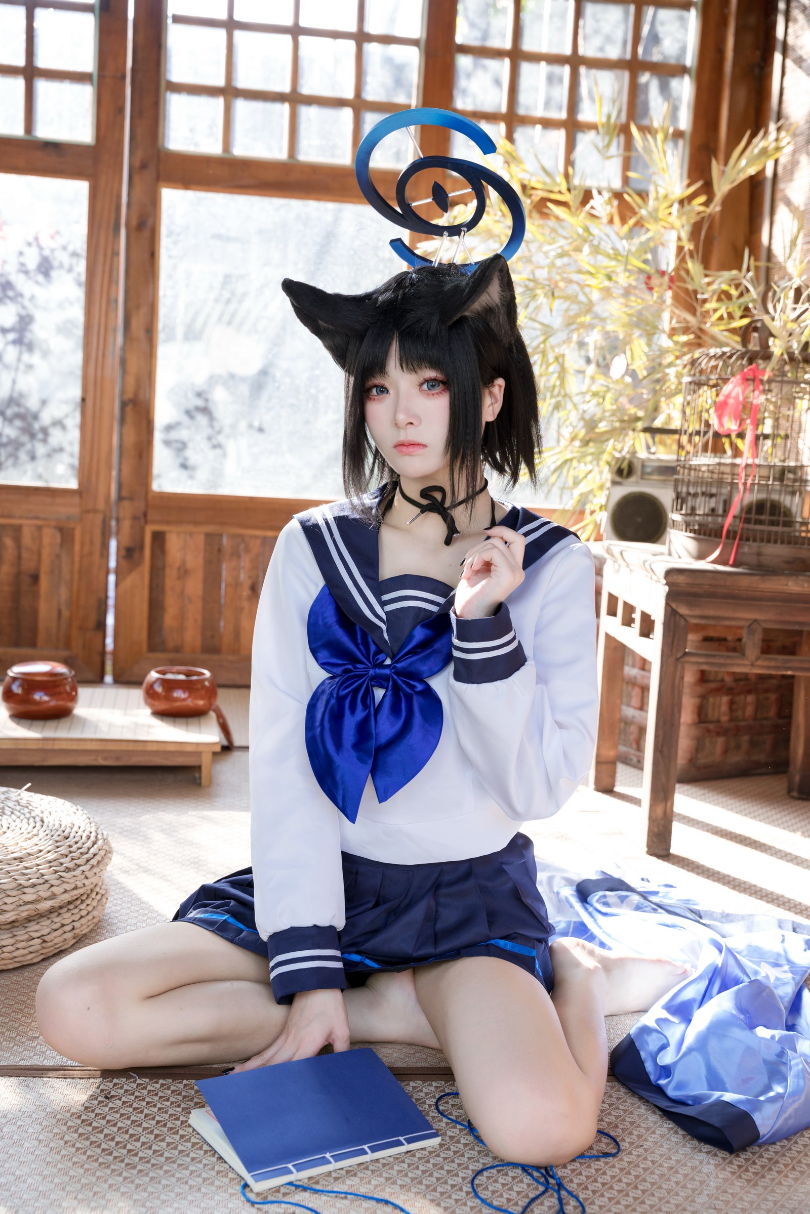 九柒喵 – 桐生桔梗 Cos 高清大合集（88P-470MB）和风旗袍写真插图3