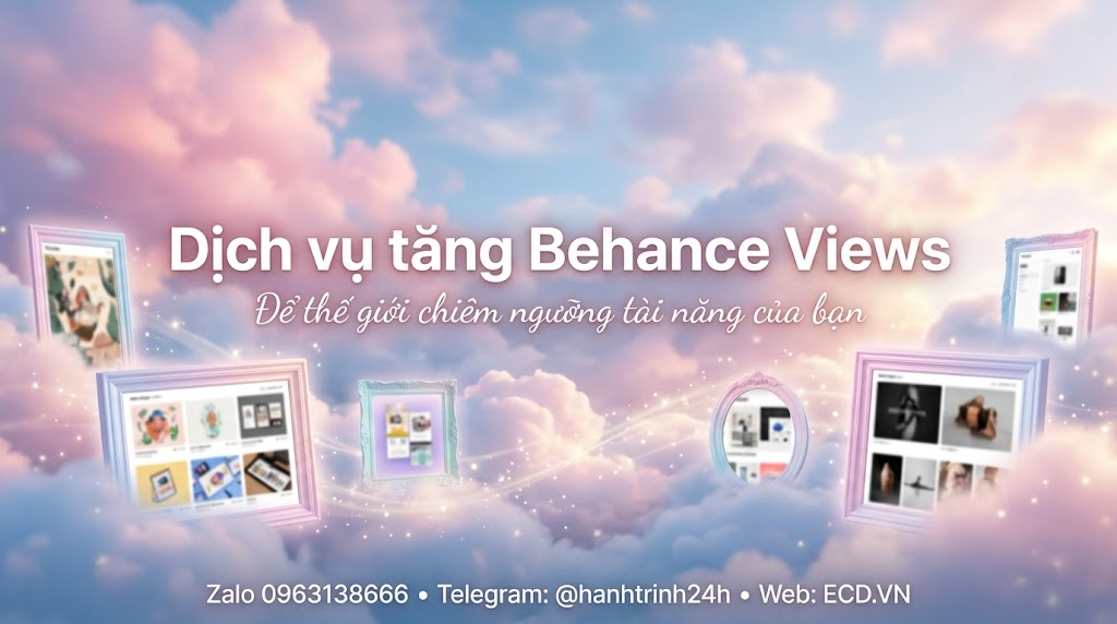 tăng behance views nhanh chóng tăng like