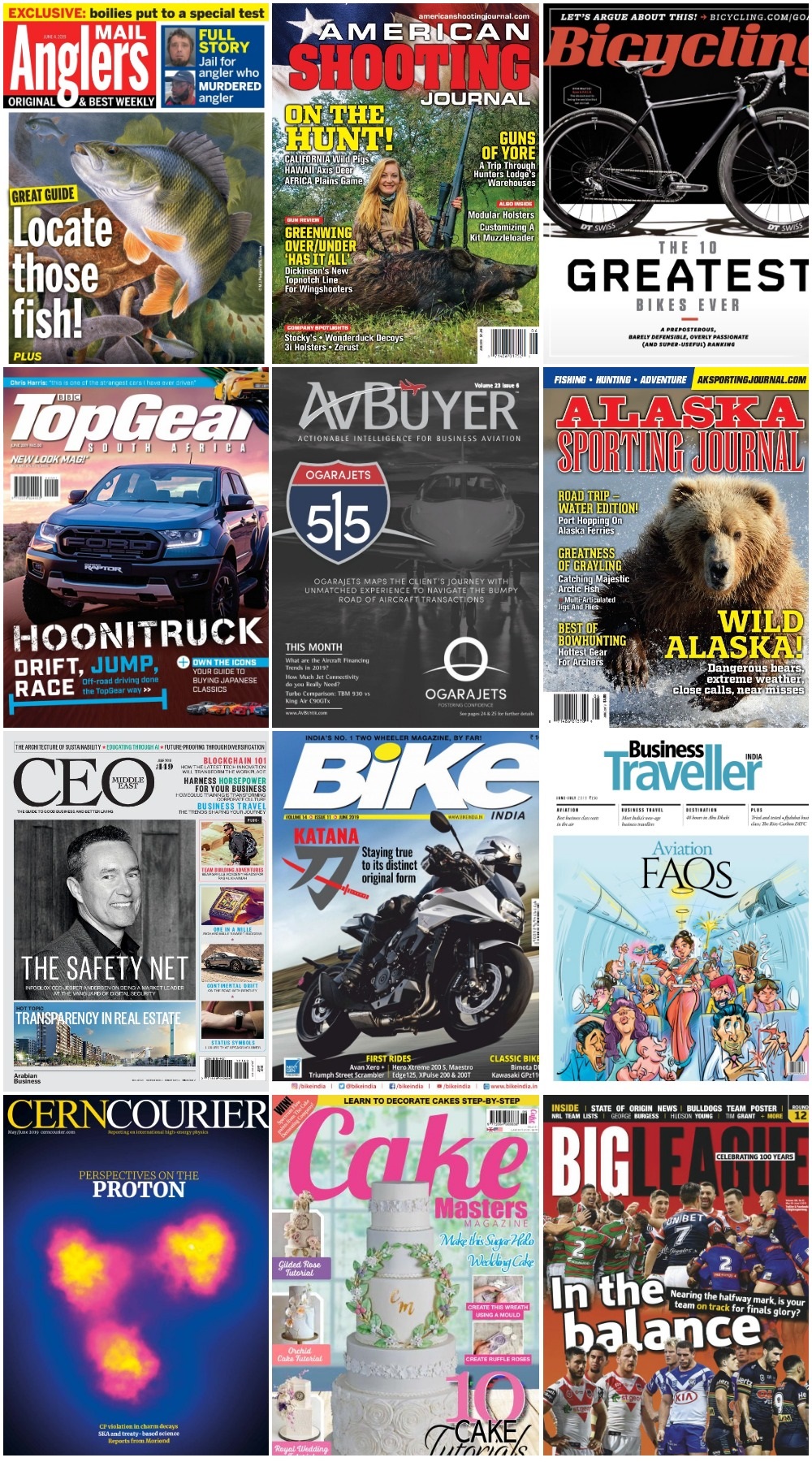 50 Assorted Magazines - June 15 2019