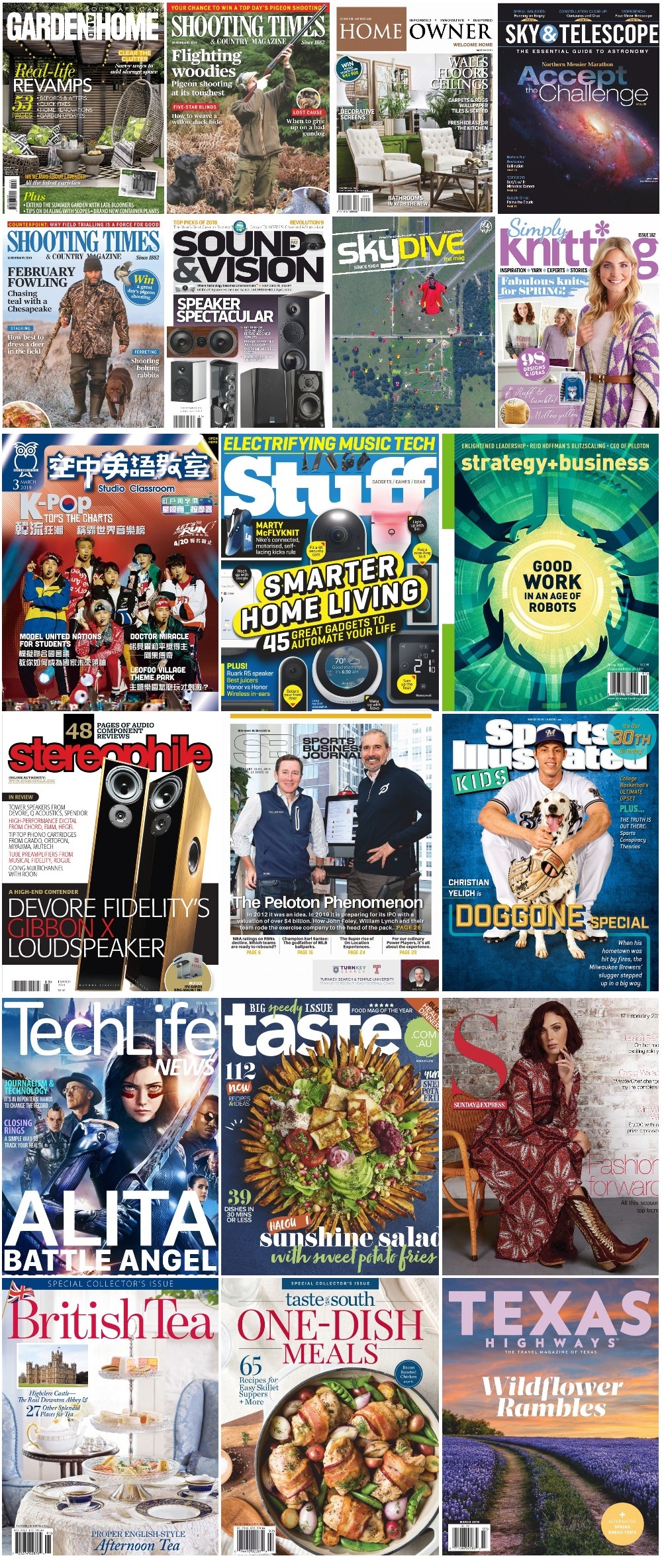 200 Assorted Magazines - February 26 2019 200 Assorted Magazines - February 26 2019