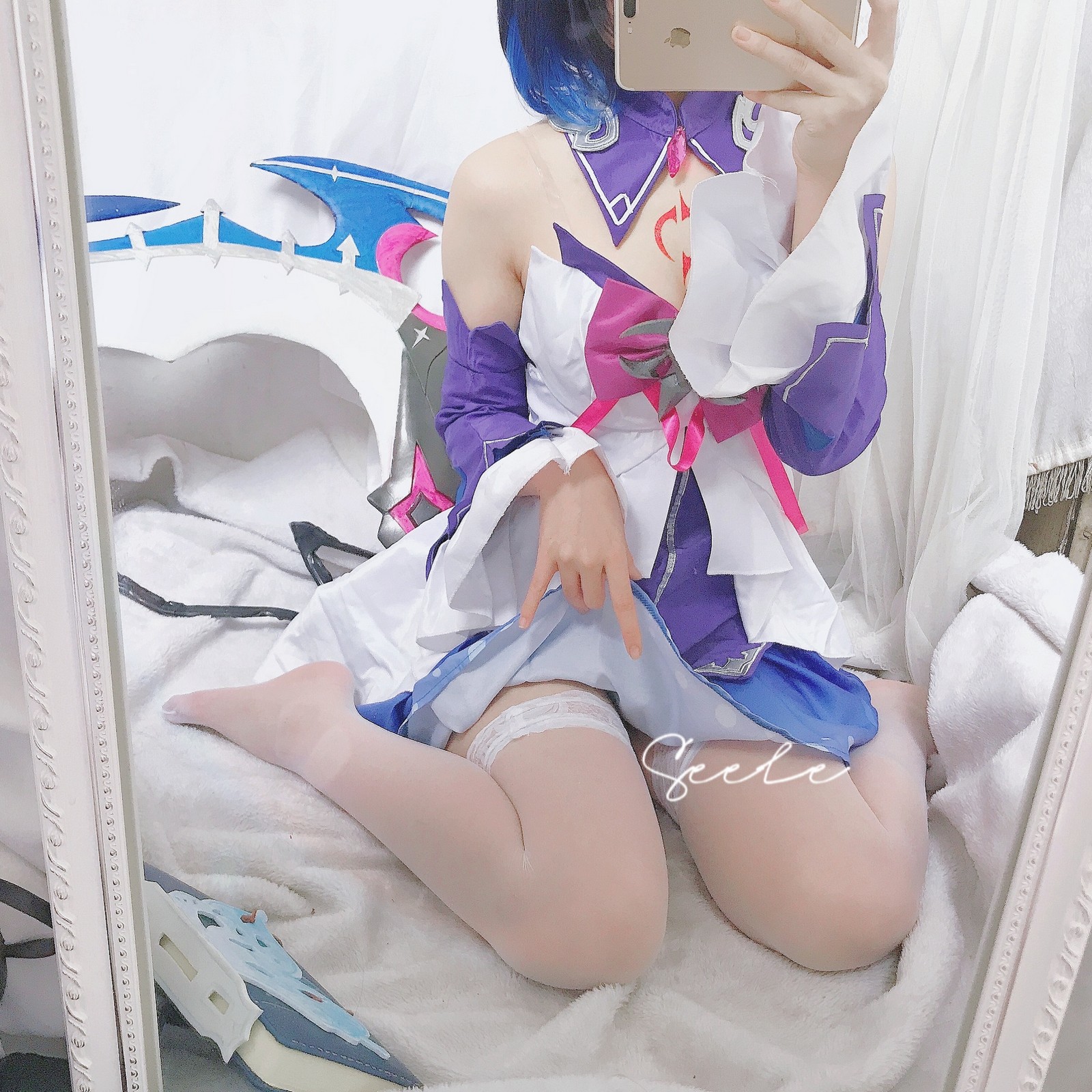 Seele麦麦希儿幻海梦蝶写真集｜梦幻蓝色系高清图集（168P-229.3M）插图3