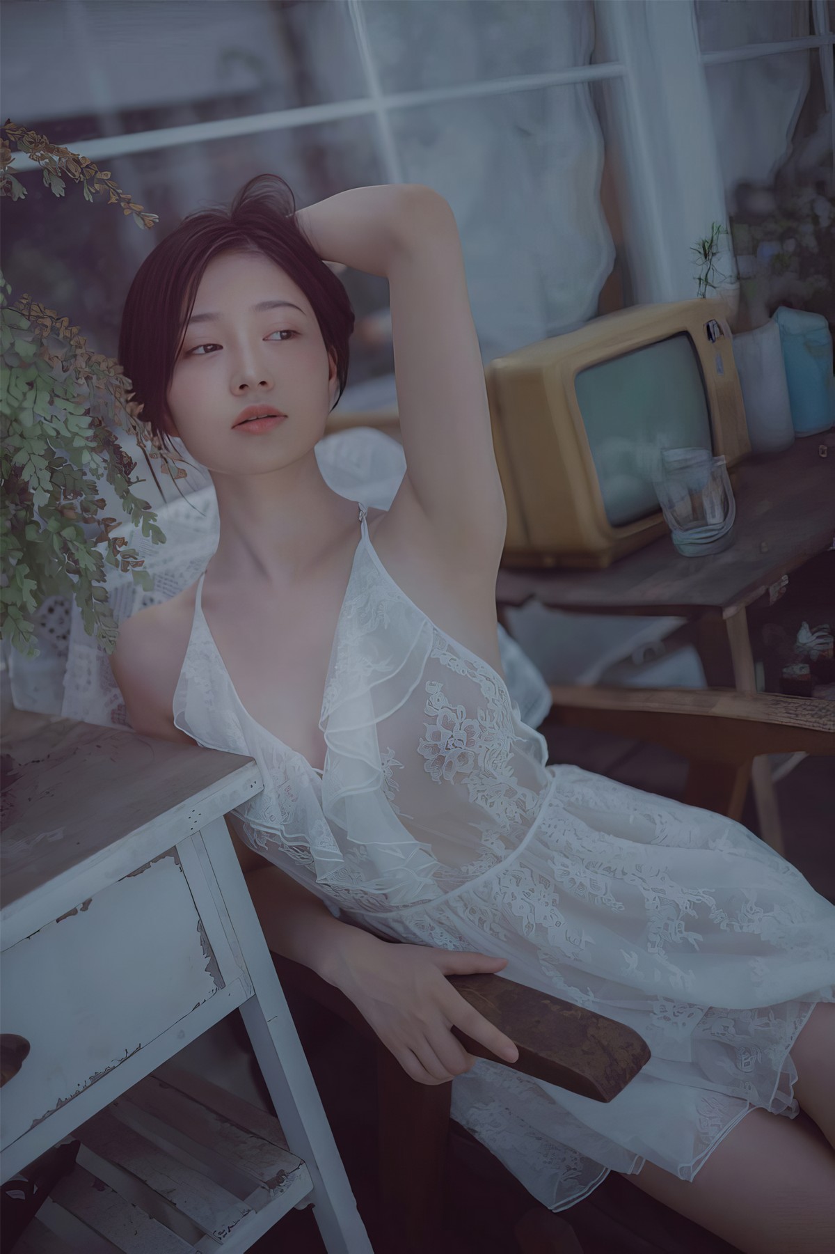 年年nnian 青青子衿古风写真 文艺气质图集插图