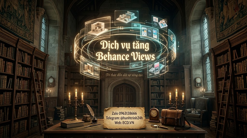 dịch vụ tăng behance views chất lượng behance freelancer