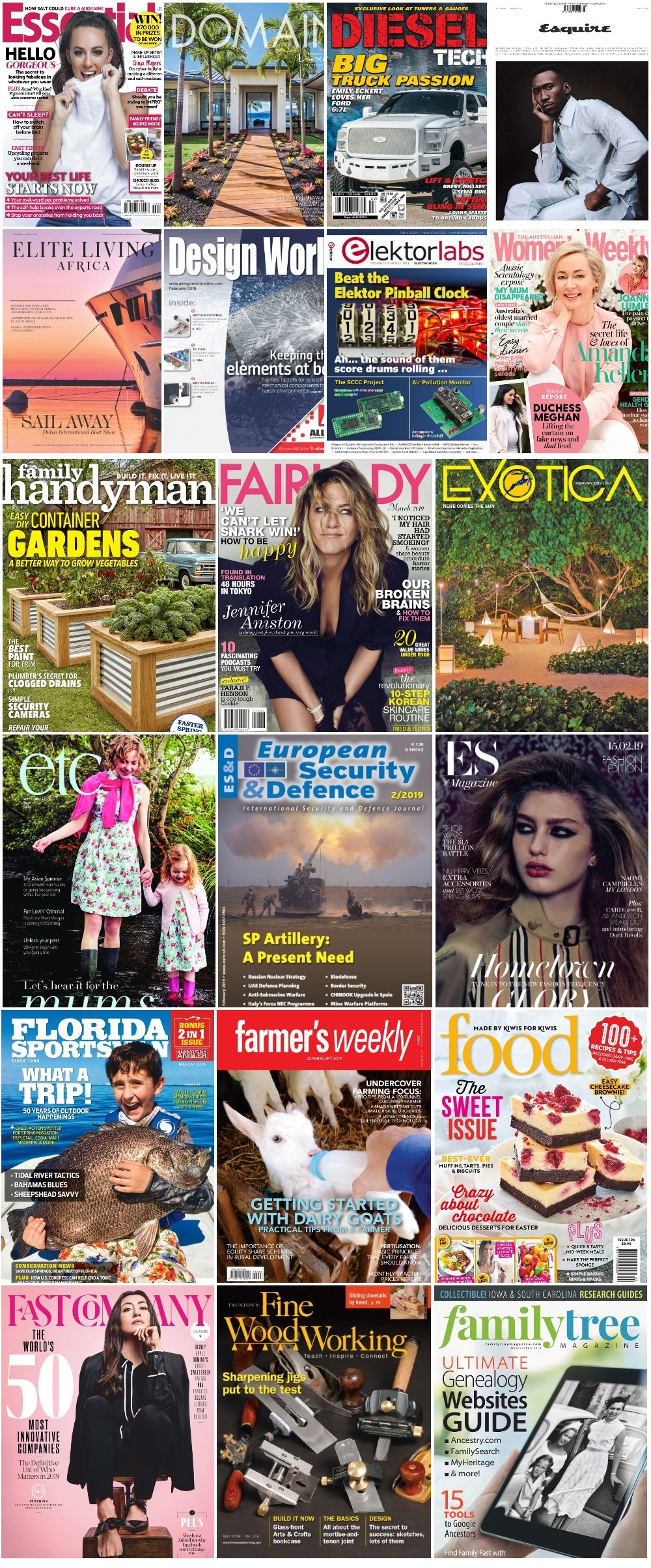 200 Assorted Magazines - February 26 2019 200 Assorted Magazines - February 26 2019