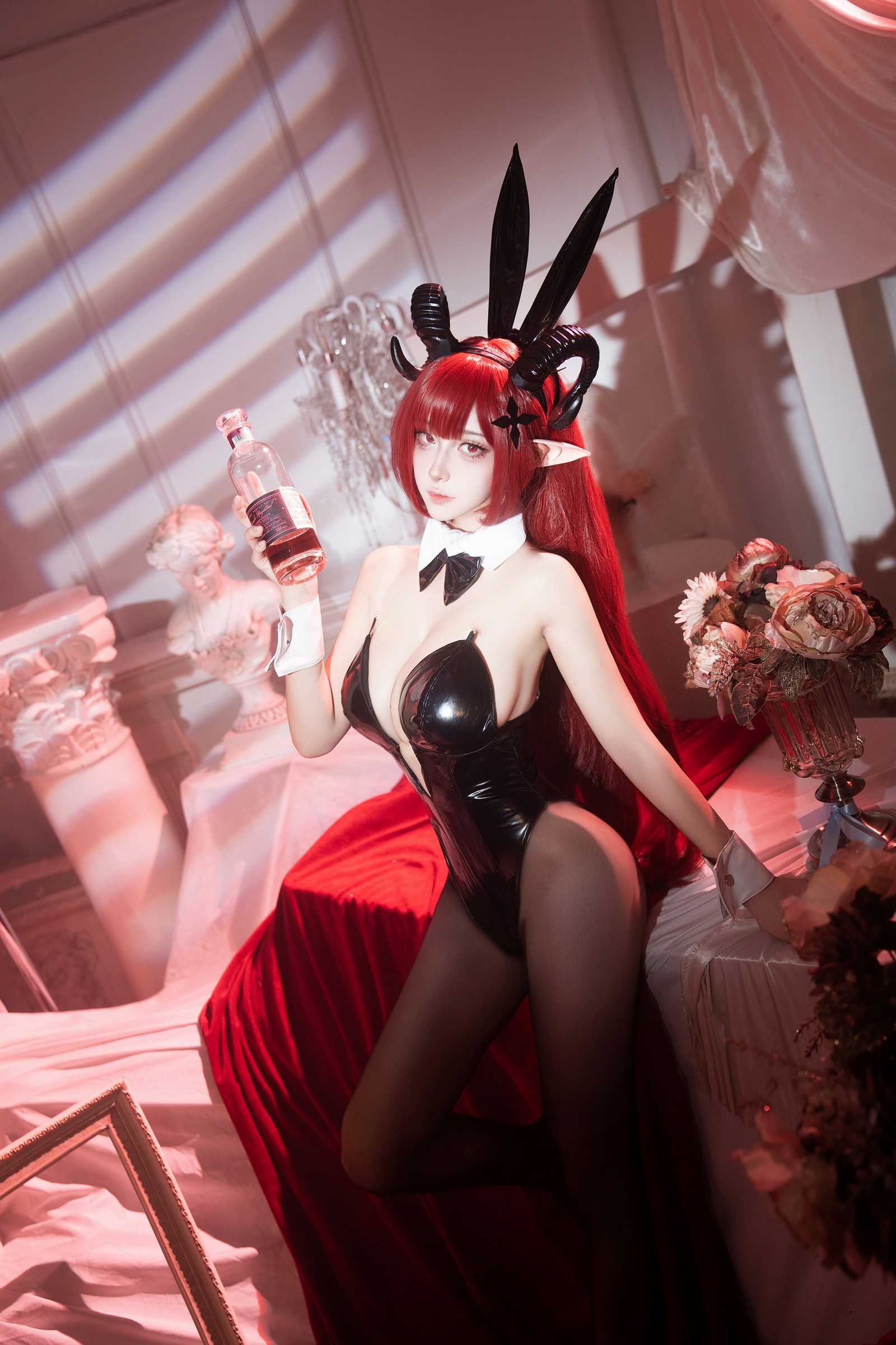 Seya-狮砸 – 25年01月限定 狂三旗袍 Cos 高清写真 2（12P-133.8MB）插图1