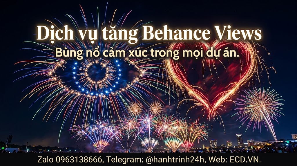 dịch vụ tăng behance views tự nhiên dành cho designer