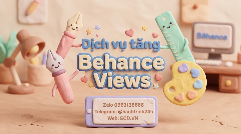 dịch vụ tăng behance views 2025 tăng tương tác