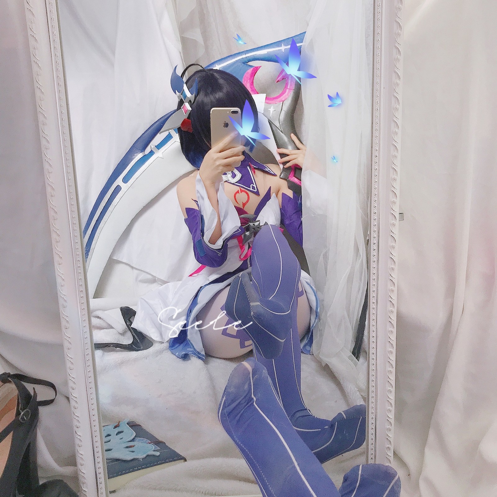 Seele麦麦希儿幻海梦蝶写真集｜梦幻蓝色系高清图集（168P-229.3M）插图