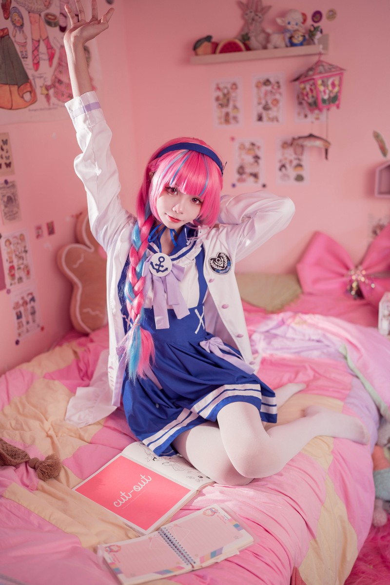 艾西Aiwest 湊阿库娅私服Cosplay写真图集 虚拟主播高清美图 55P (274.4M)插图3