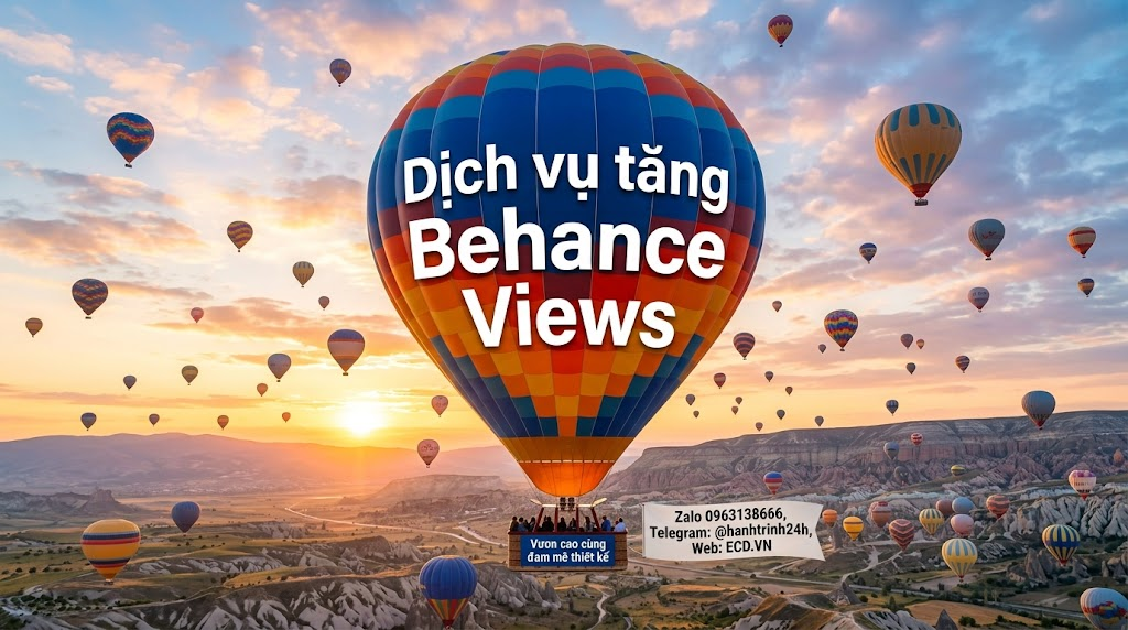 tăng behance views nhanh chóng tăng engagement