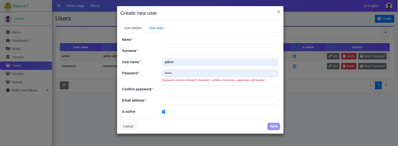 AgencyST - Angular 15 / .Net 9 / Startup Template - Admin Panel & Stylish Home Page