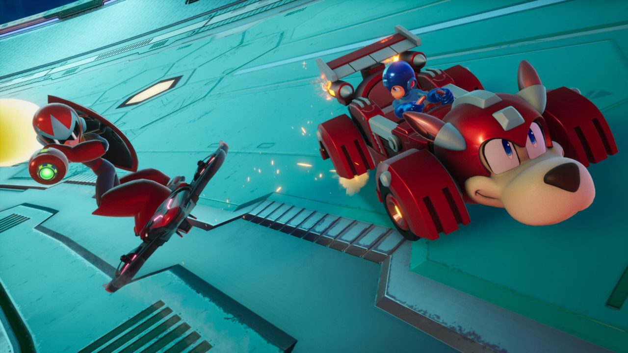 O mundo de Mega Man colide com Sonic Racing CrossWorlds em novo DLC, já disponível.