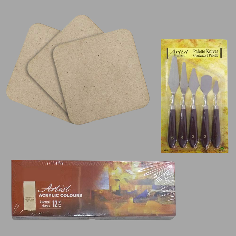 Knife Painting on Wall Hanging DIY Kit