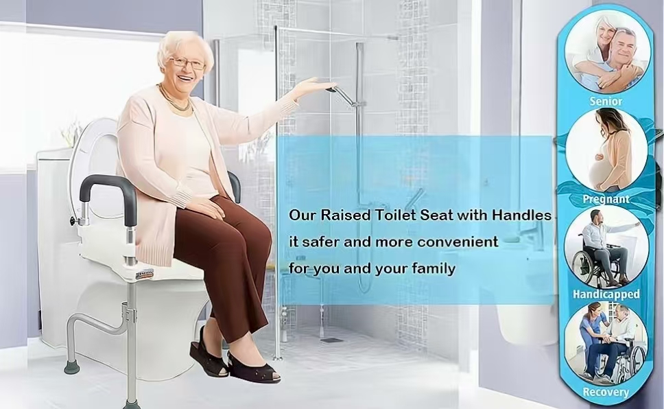 asiento de inodoro elevado