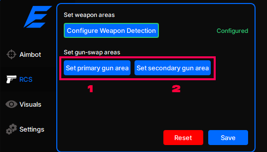 Gun-swap Detection Setup