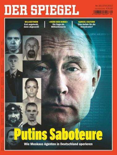 Cover: Der Spiegel Nachrichtenmagazin No 35 vom 27 August 2022 Cover: Der Spiegel Nachrichtenmagazin No 35 vom 27 August 2022