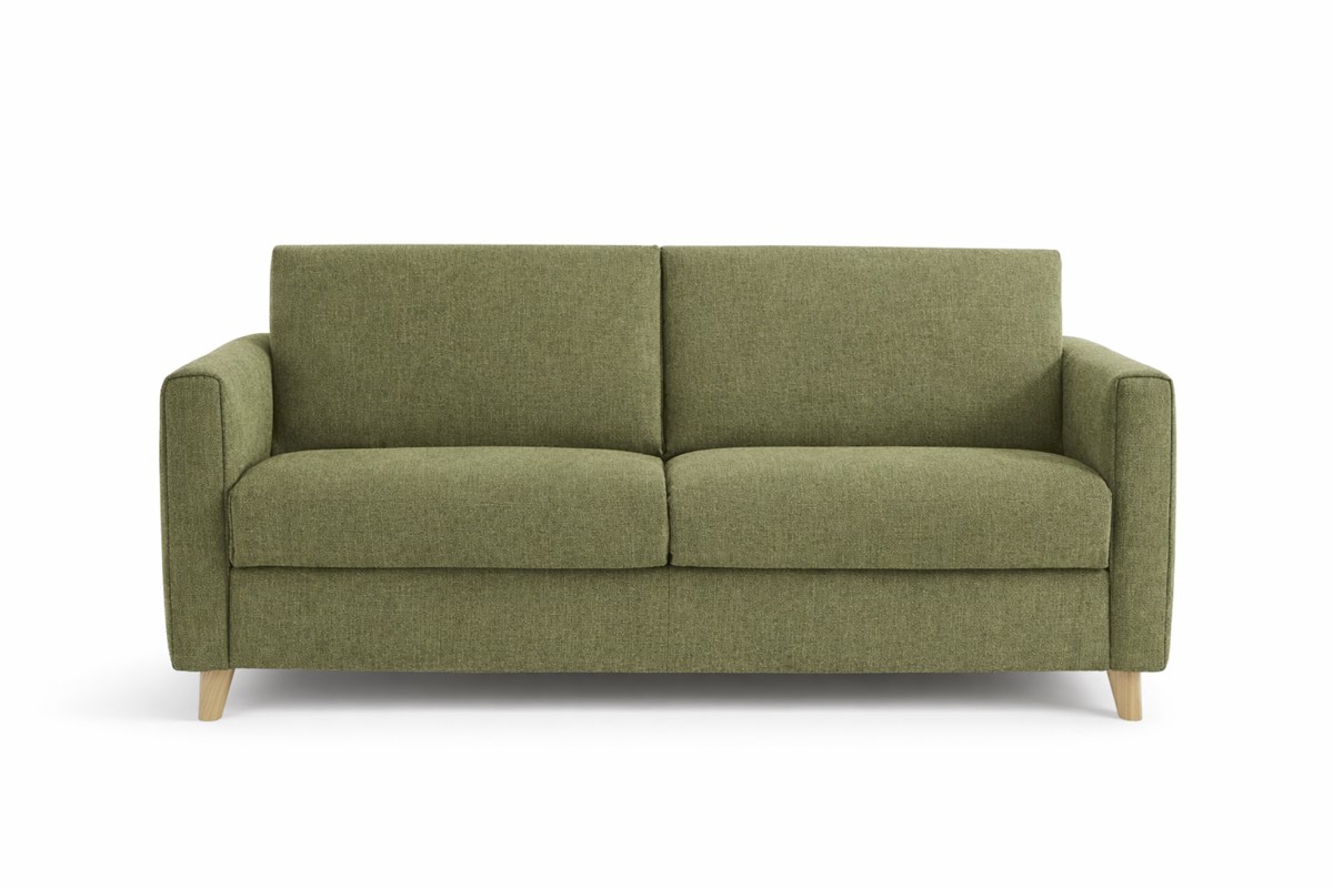 Canapé Italo Bull 11 Vert olive — Déco Éléments Paris