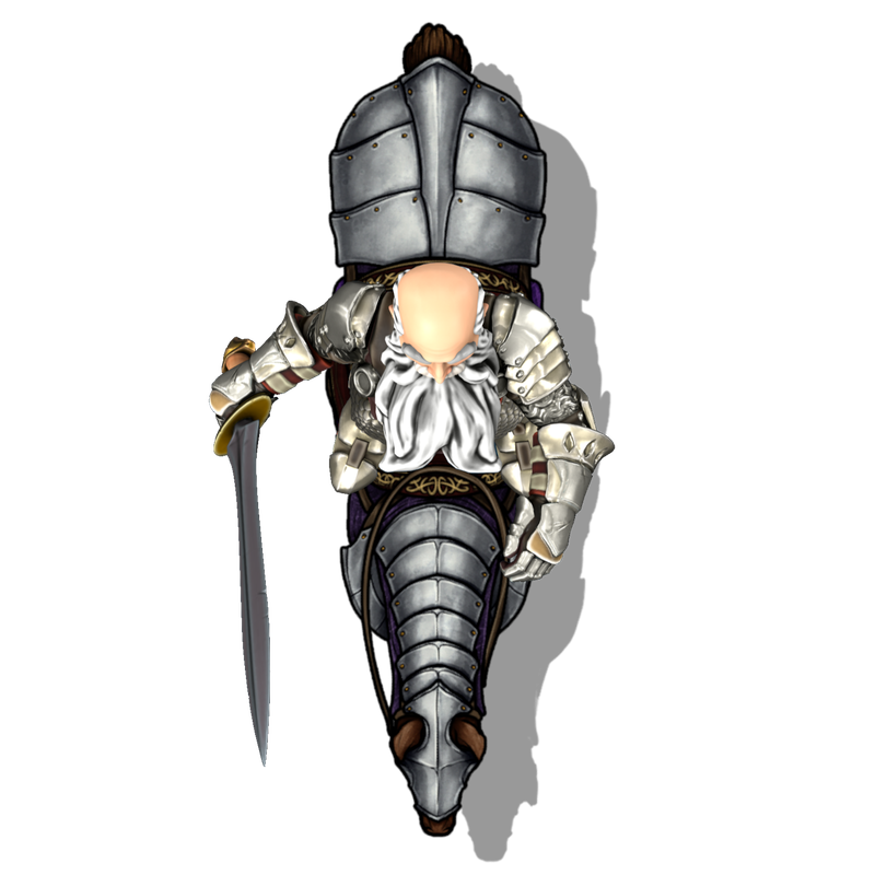 Sir Ectorius Mounted Sword 250